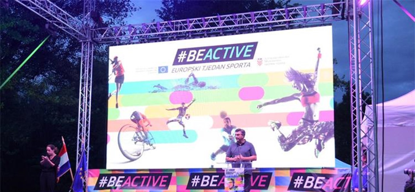 Plenković otvorio Europski tjedan sporta na Jarunu: Nastavljamo ulagati u razvoj hrvatskog sporta